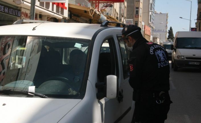 Doğal karantina ortamının oluştuğu Kilis’te sosyal mesafe denetimi