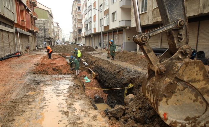 Fatsa’da 3,5 milyon TL maliyetli alt yapı çalışması devam ediyor