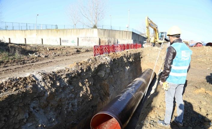 Gebze’de çelik boru hattı tamamlandı