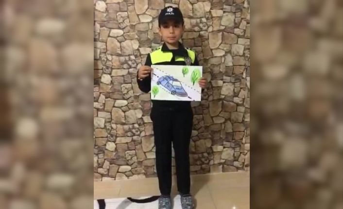 Gercüş Cumhuriyet İlkokulu öğrencileri Polis Haftasını unutmadı