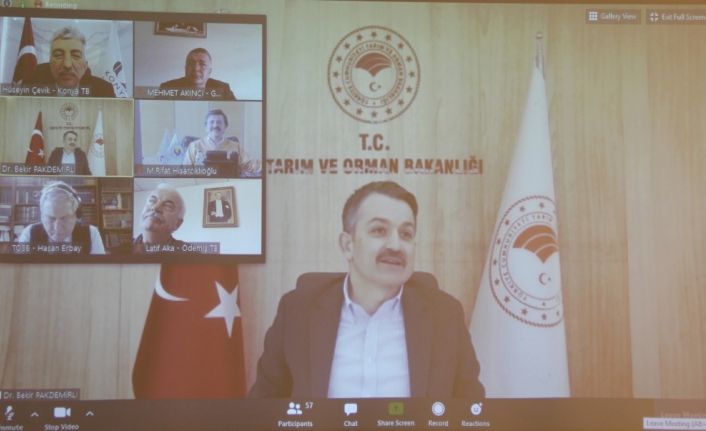 GTB Başkanı Akıncı Bakan Pakdemirli’ye canlı hayvan üreticilerinin sorunlarını iletti