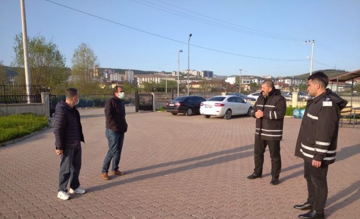 Karantina yurdunda incelemelerde bulundular