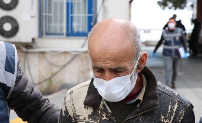 Korona virüs nedeniyle kapatılan iş yerinden televizyon çaldı