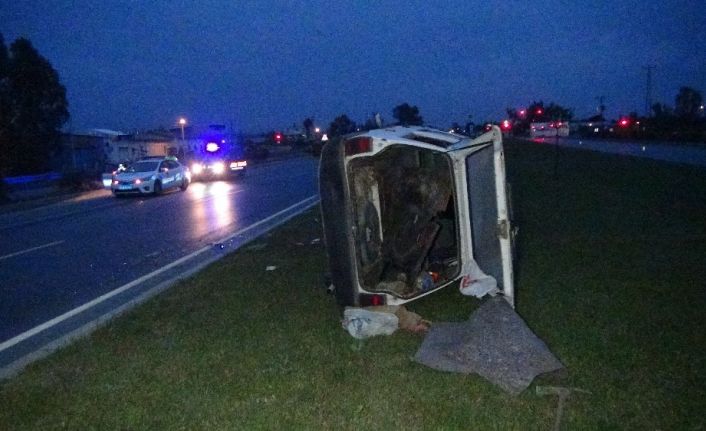 Manavgat’ta kaza yapan sürücüye sokağa çıkma yasağını ihlalden 3 bin 150 TL ceza