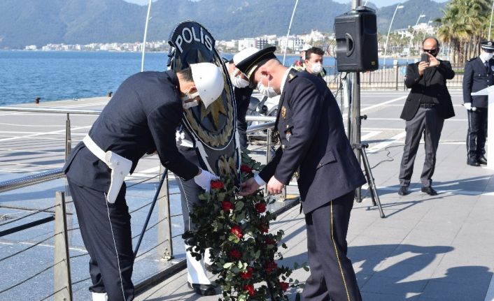 Marmaris’te Türk Polis Teşkilatının kuruluşunun 175. yılı düzenlenen törenle kutlandı