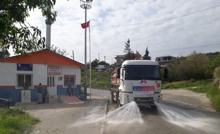 Mersin’in ilçelerinde 2 bin 700 kamu kurumu ve ortak alan dezenfekte edildi