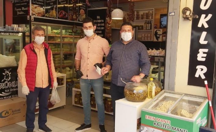 Milas Yörük Türkmen Kültür Derneği üyeleri ve sağlık çalışanlarını unutmadı