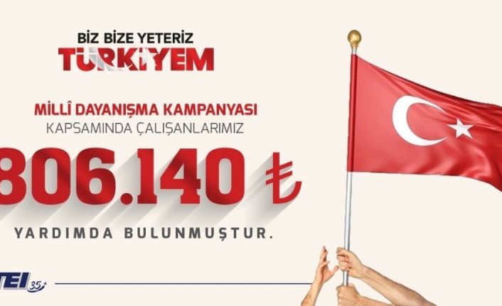 Millî Dayanışma Kampanyası’na bir destek de TEI - TUSAŞ Motor Sanayii A.Ş. çalışanlarından