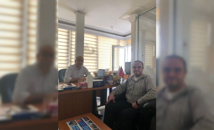 Milli Takım Antrenörü Hakan Şahade’den İHA Bölge Müdürü Adnan Kulak’a ziyaret