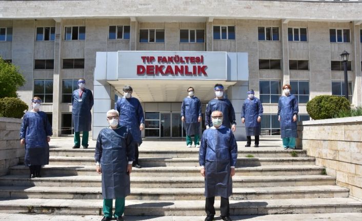 OMÜ Tıp Fakültesi Hastanesi korona virüsüyle mücadelede sahada