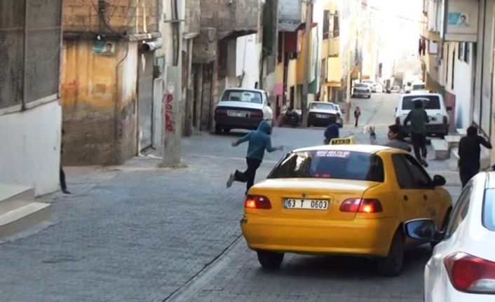 Onlar kaçtı polis kovaladı