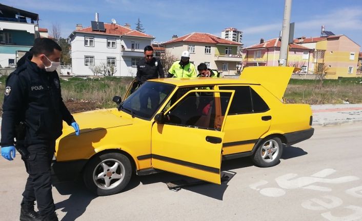 Polis, kaçan sürücüyü takip sonucu yakaladı