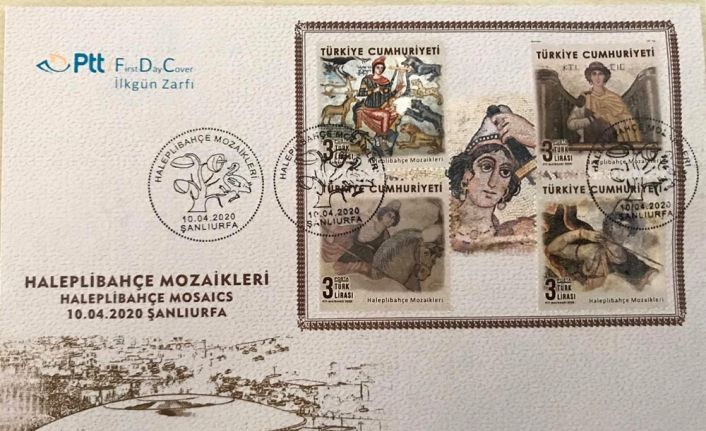 PTT’den "Haleplibahçe Mozaikleri" konulu anma pulu