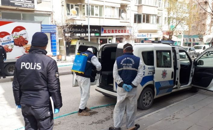 Sadece 2 korona virüs vakası bulunan Burdur’da ekipler 4’üncü dezenfekte turuna başladı