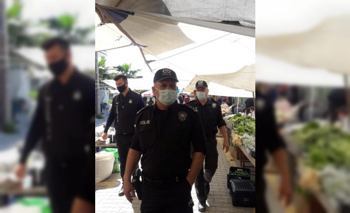 Seydikemer’de polisten sıkı denetim