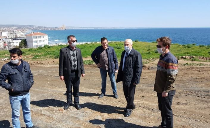 TESKİ Genel Müdürü Dr. İçöz, devam eden üst yapı çalışmalarını inceledi