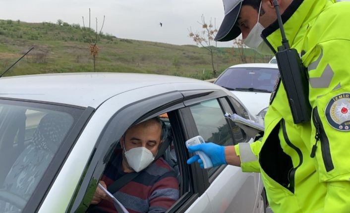 Turgutlu-İzmir yolunda polisten denetleme