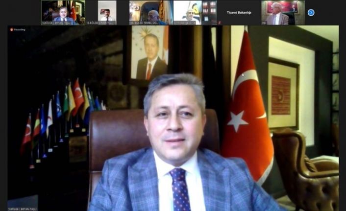 5. Bölge Başkanı Taşlı, Bakan Pekcan ile telekonferans ile görüştü