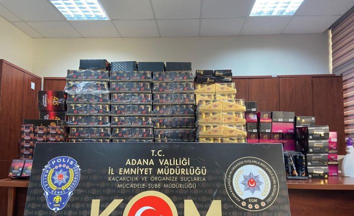 Adana’da 4 bin 458 adet gümrük kaçağı cinsel içerikli hap ele geçirildi