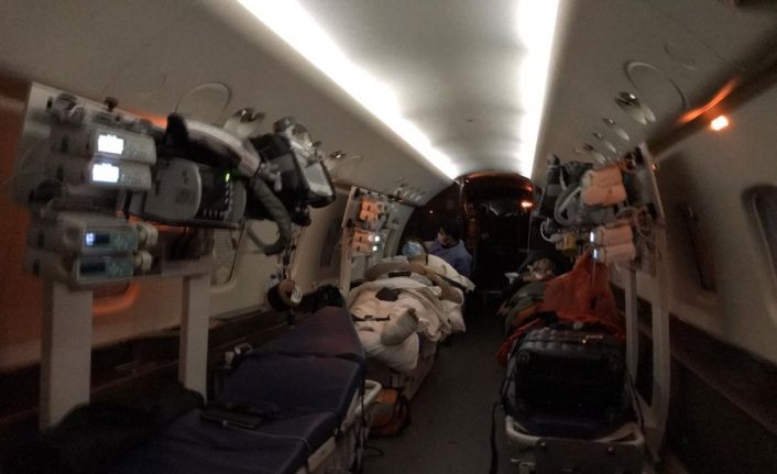 Ambulans uçaklar dünyanın dört bir yanındaki Türk hastalar için havalanıyor