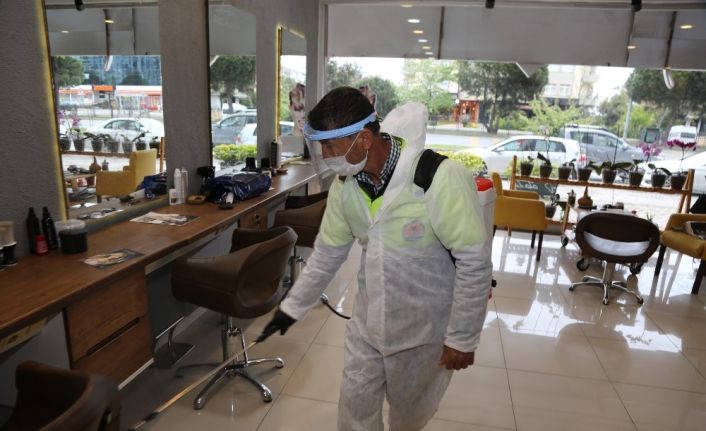 Atakum’da berber ve kuaförlere ’hijyen’ desteği