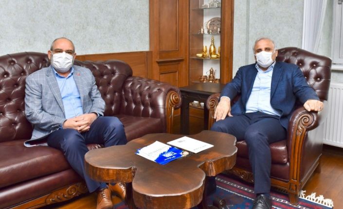 Başkan Zorluoğlu ve TESOB Başkanı Kara bir araya geldi, projelerle ilgili istişarede bulundu