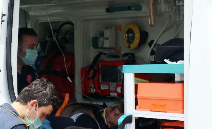 D-650 yan yolunda iki kamyon kafa kafaya çarpıştı 1 ağır yaralı