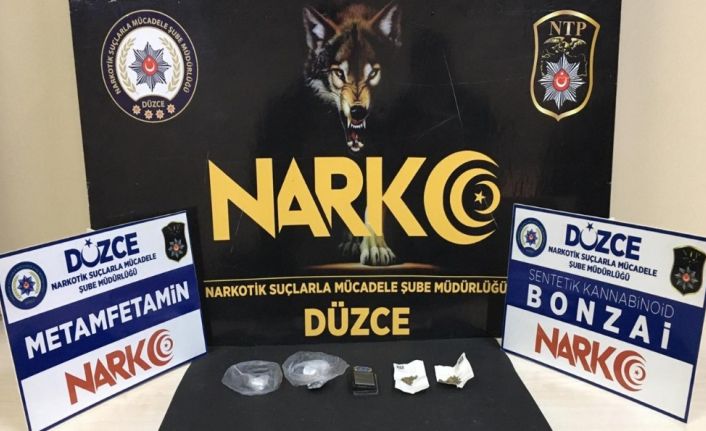 Düzce polisinden uyuşturucu operasyonu