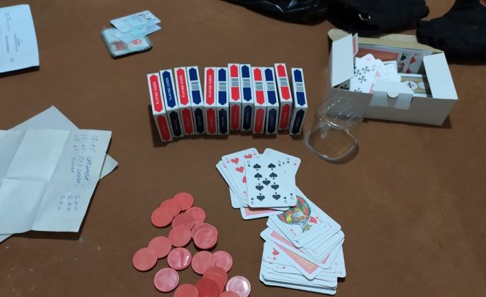 İskenderun’da kumar operasyonu