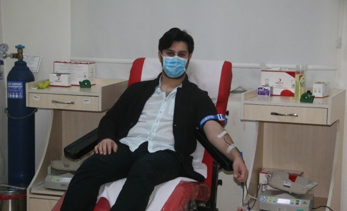 Kilis’te iftardan sonra kan bağışı