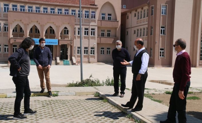 Müdür Başyiğit, yapılacak anaokulu ve anasınıfı ek derslikler için incelemelerde bulundu