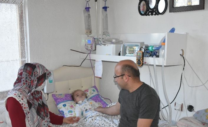 (Özel) 15 aylık Eymen, milyonda bir görülen ’Pompe’ hastalığına yakalandı