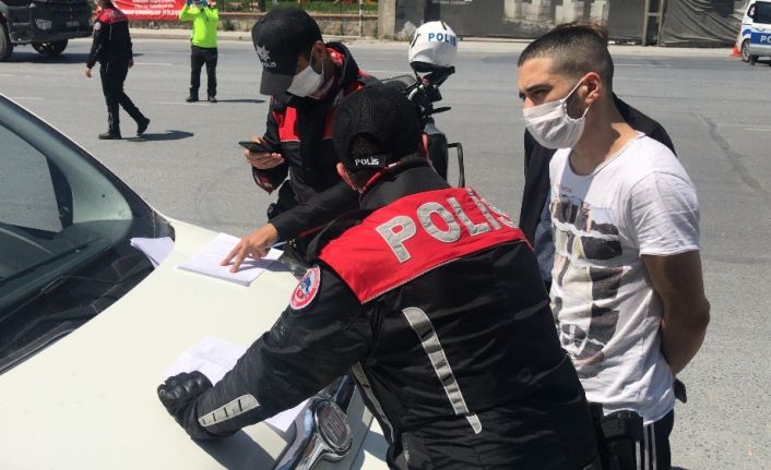 (Özel) Sokağa çıkma kısıtlamasını delen sürücü: “Kaportacı gel arabayı al dedi”