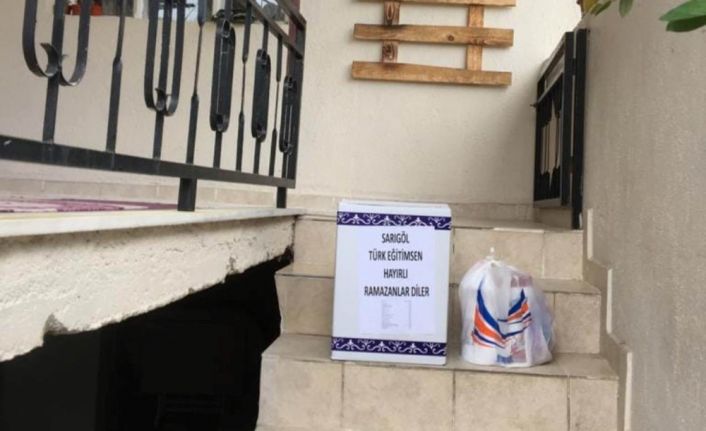 Türk Eğitim-Sen Sarıgöl Şubesinden gıda yardımı