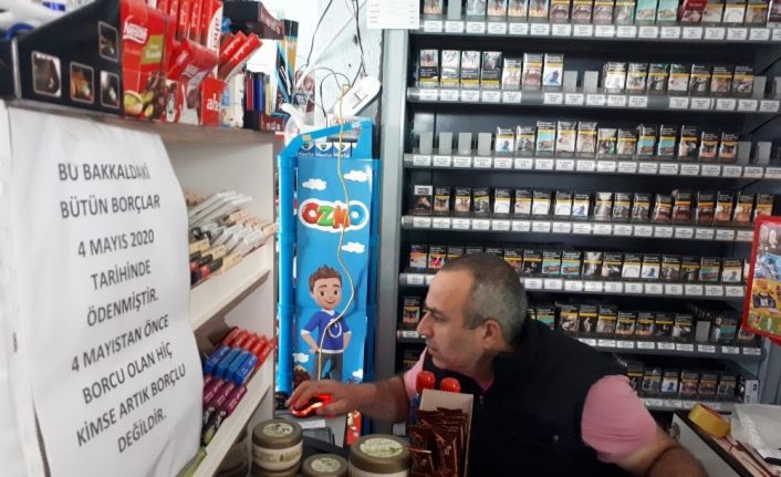 Veresiye borcu olanlar markete gelince büyük bir şokla karşılaştı