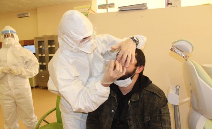 Yalova’daki berberler korona testinden geçirildi