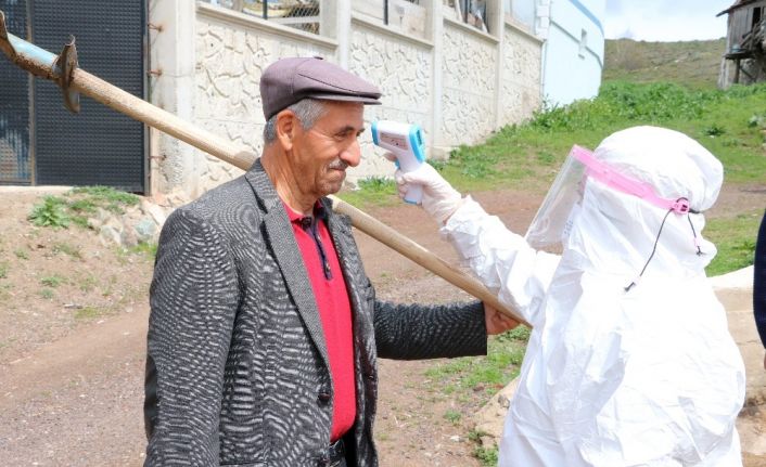 Yozgat’ta karantina süresi sona eren köylerde sağlık taramaları devam ediyor
