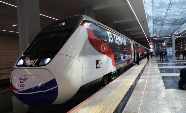 15 Temmuz Demokrasi ve Milli Birlik Treni ilk seferi için Ankara’dan İstanbul’a hareket etti