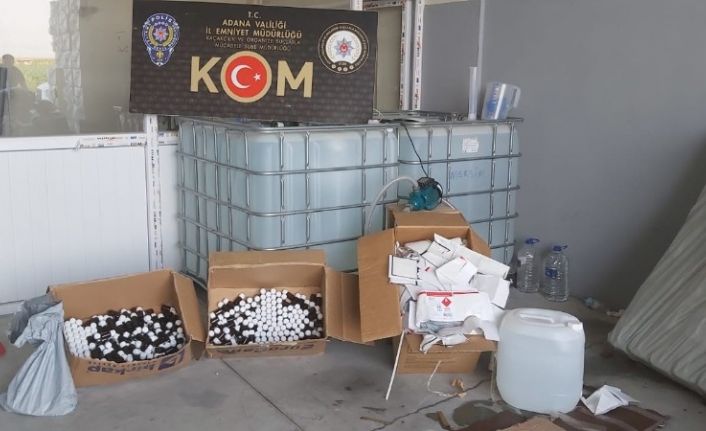 Adana’da 920 bin liralık kaçak etil alkol ele geçirildi