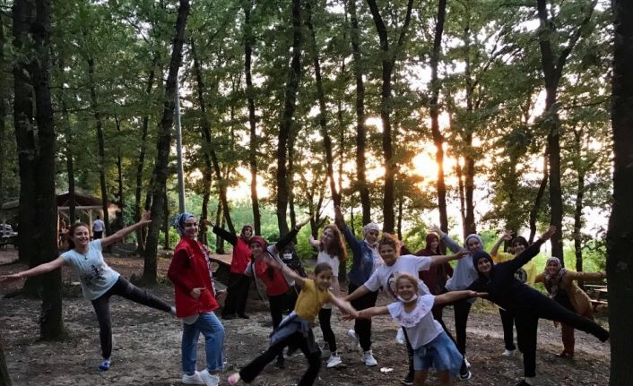 Baba-Oğul ve Anne-Kız Kampı renkli görüntülere sahne oldu