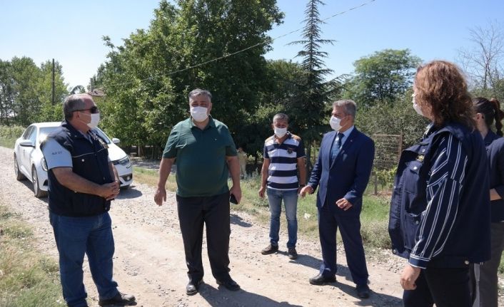 Edirne’de 15 Temmuz Şehitleri Hatıra Ormanı’na dikilen fidanların bakımı yapıldı