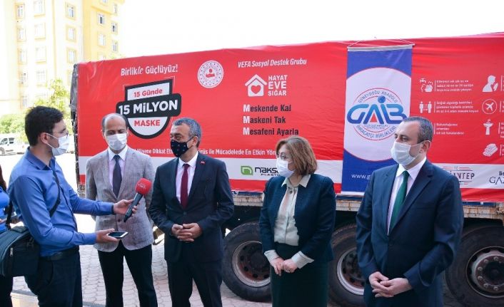 GAİB’ten bölge illerine 750 bin adet maske desteği