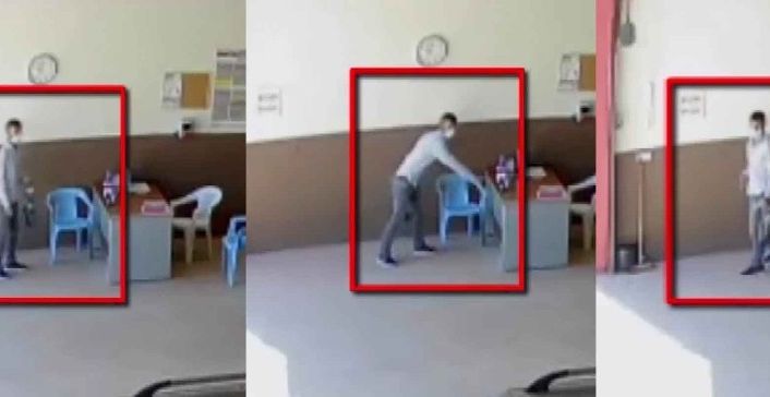 Gaziantep’te gündüz vakti cep telefonu ve motosiklet çalan hırsızları güvenlik kamerası yakalattı