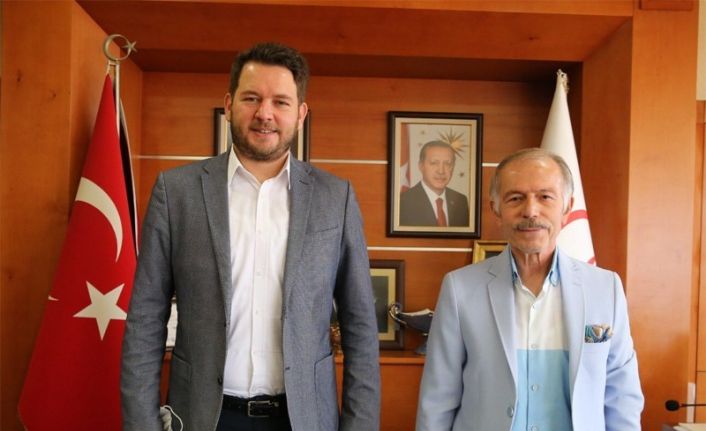 Kardeş şehrin başkanından Başkan Aydıner’e ziyaret