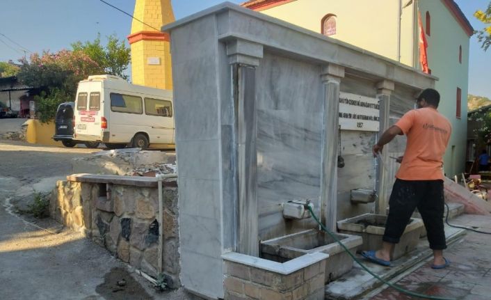 Milli Mücadeleye katkılarından dolayı Celal Bayar tarafından hediye edilen çeşme restore edildi