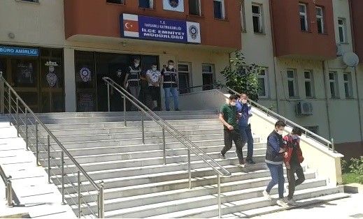 Motosiklet hırsızları yakalandı