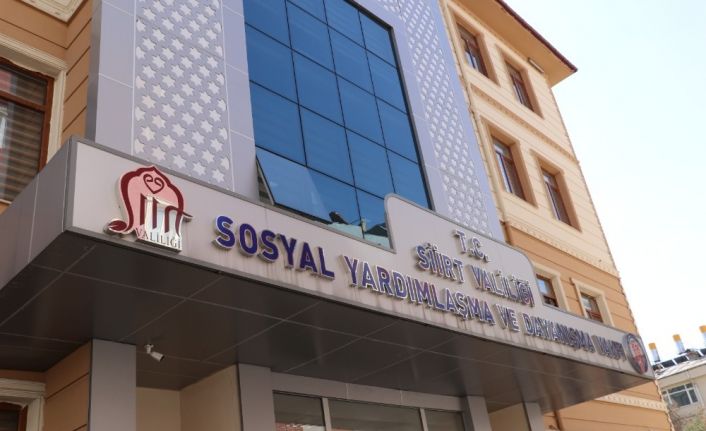 Siirt’te 28 bin 21 aileye 46 milyon 119 bin lira yardım yapıldı