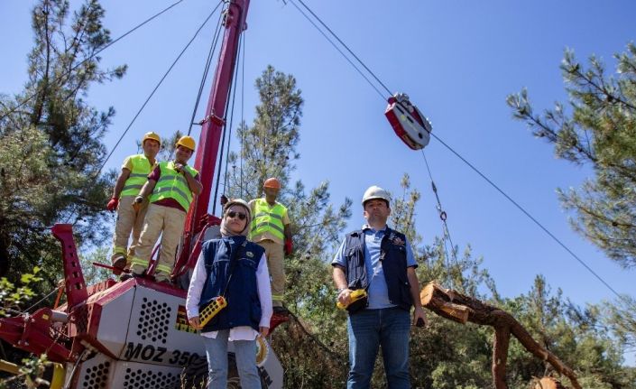 Turgutlu’da orman tahribatı havai hatla engelleniyor