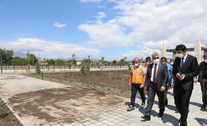 Vali Makas, Vasgirt Deresi Proje Alanı ve P1 ile P2 pompaj tesislerinde incelemelerde bulundu