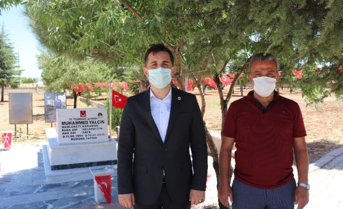 15 Temmuz şehidinin babasından kaymakama teşekkür